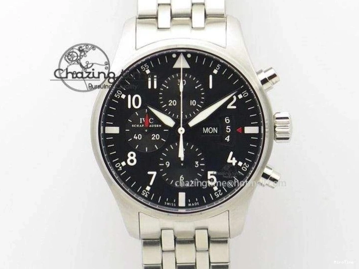 MIROTIME 1226 Big Pilot Real PR IW500433 “Muhammad Ali” ZF Best Edition On Black Leather Strap A UrbanChic 7294